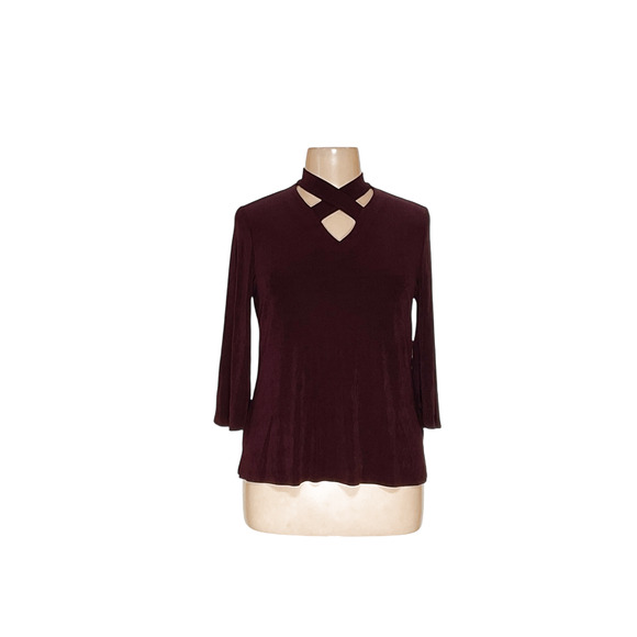Chico's Purple Blouse - Size 2 - Picture 1 of 4